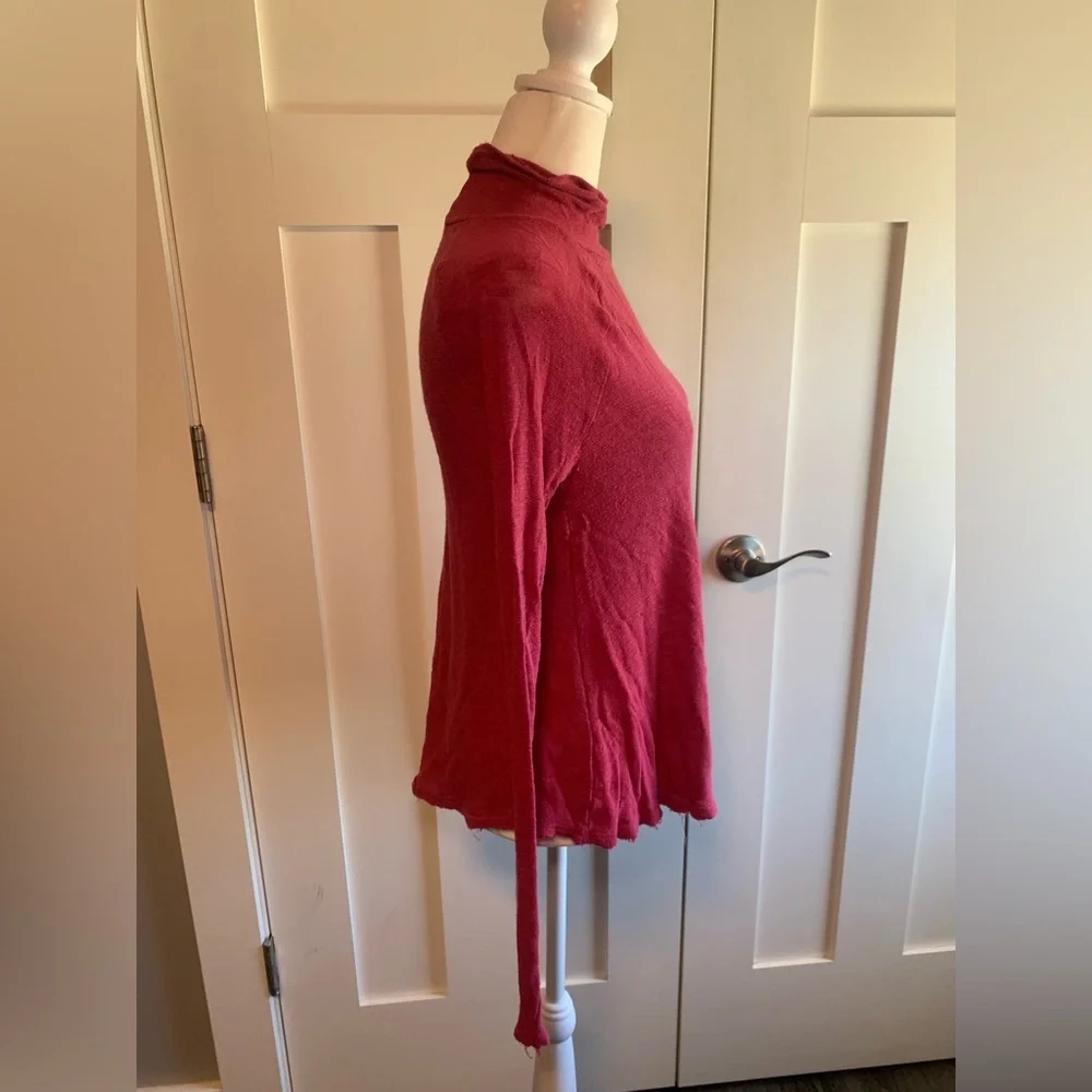 Free People Pink Long Sleeve Layering Shirt Size Small